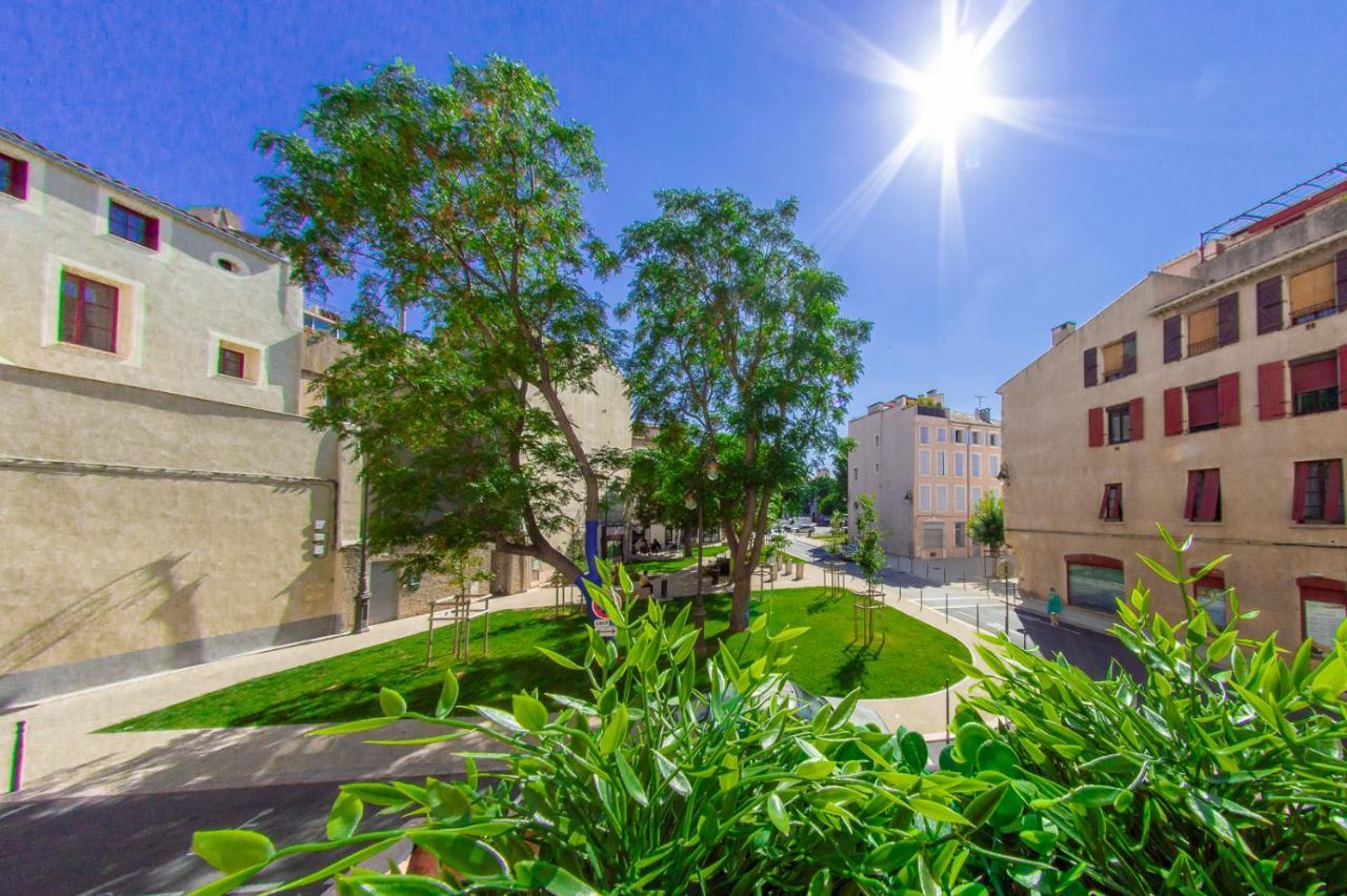 נרבון Retromirabeau "Le Raspail" - 65M2 Avec Vue - 2 Chambres - 4 Pers - Cours Mirabeau Halles Gare - Emplacement Top - Cheques Vacances Connect מראה חיצוני תמונה